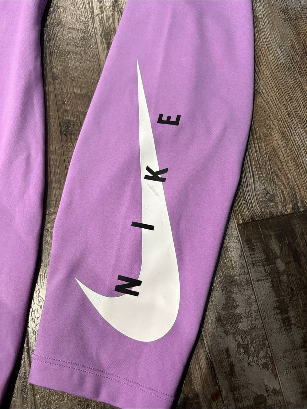 Nike Purple Athletic Leggings - Picture 2 of 3